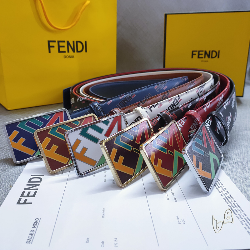 Fendi belt 38mmX80-125cm lb02